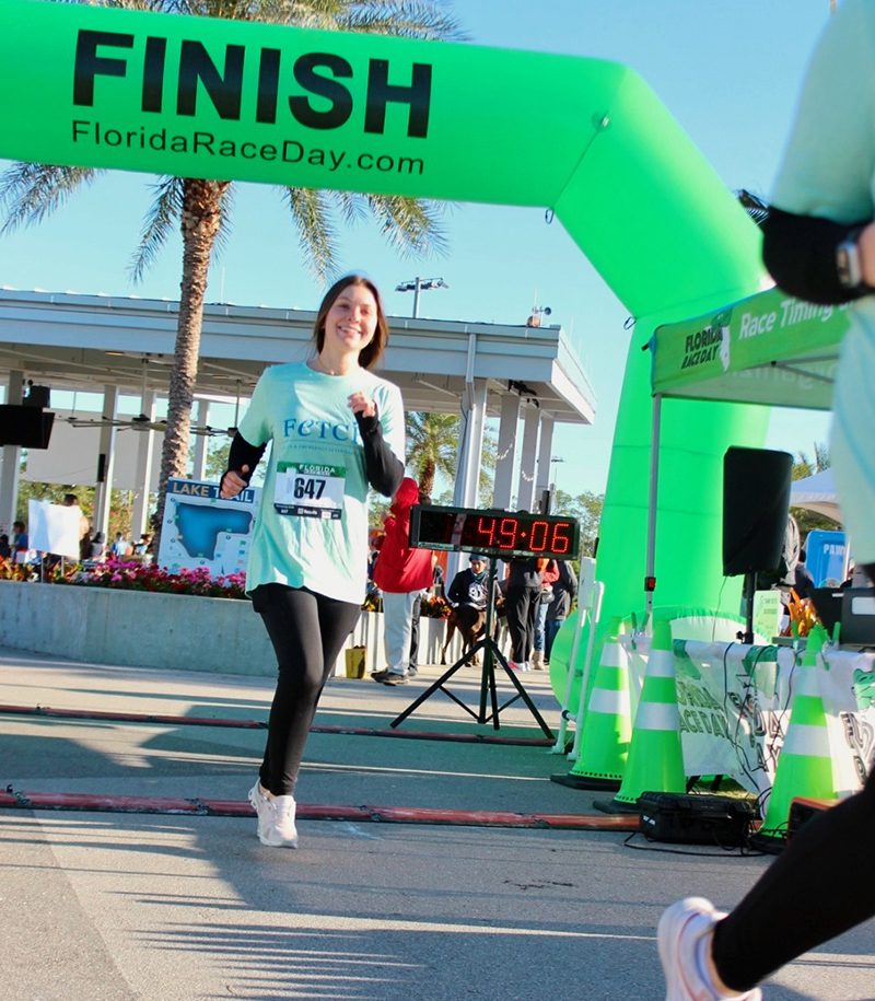 Florida Day Race Finishline